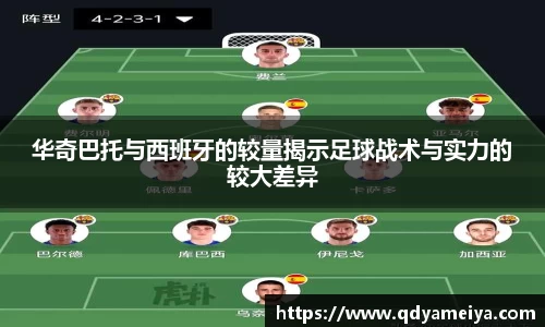 华奇巴托与西班牙的较量揭示足球战术与实力的较大差异